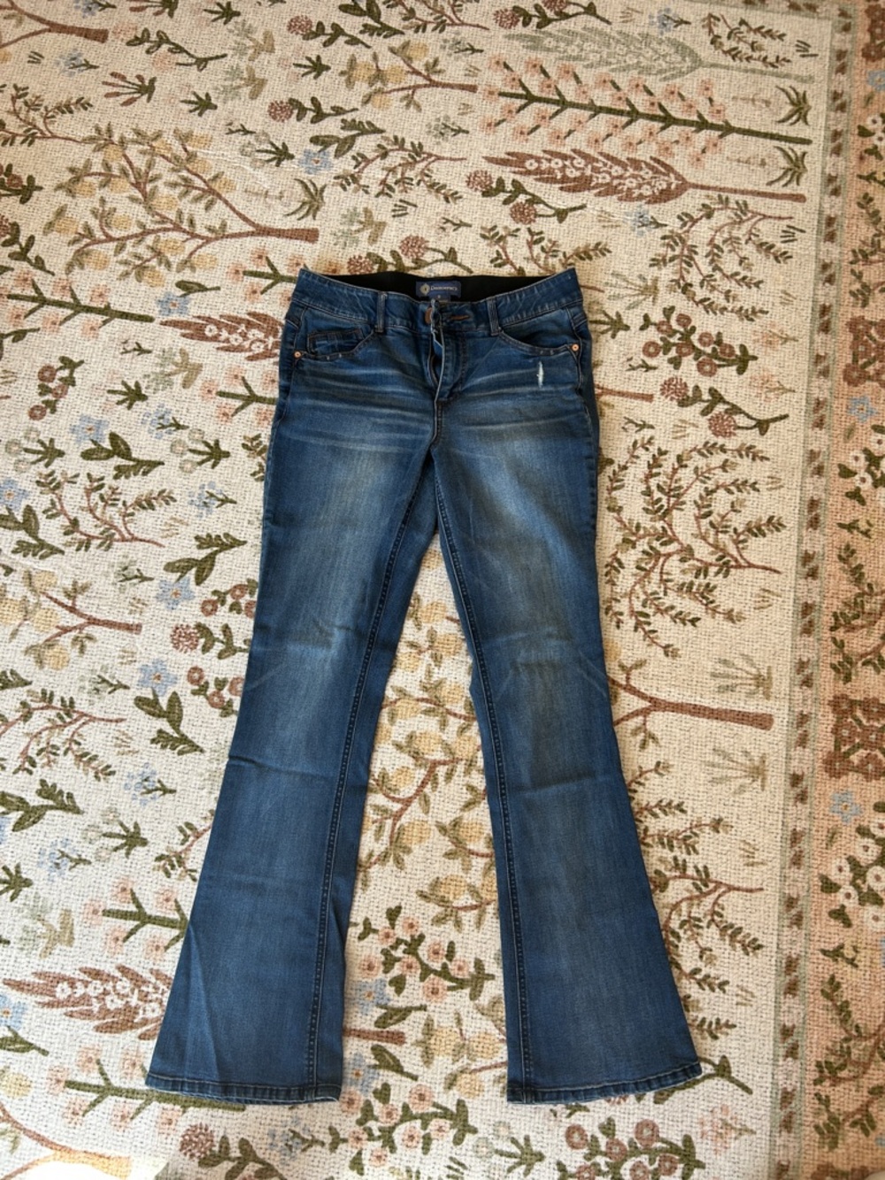 Democracy Women's Dark Blue Wide Leg Jeans